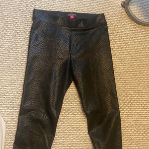 vince camuto textured leather pants